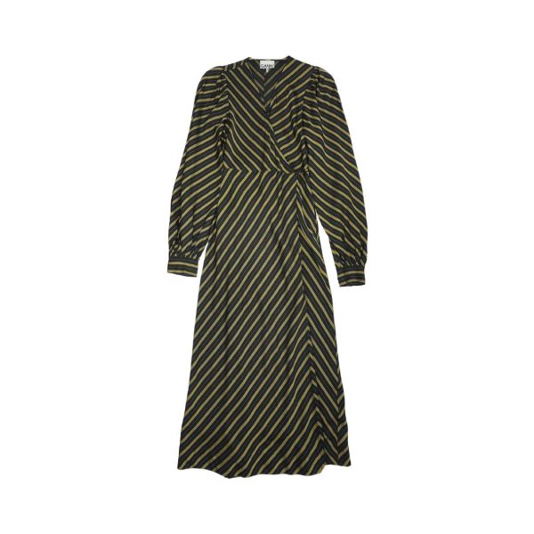 Ganni Wrap Dress - Women s 38 Online now