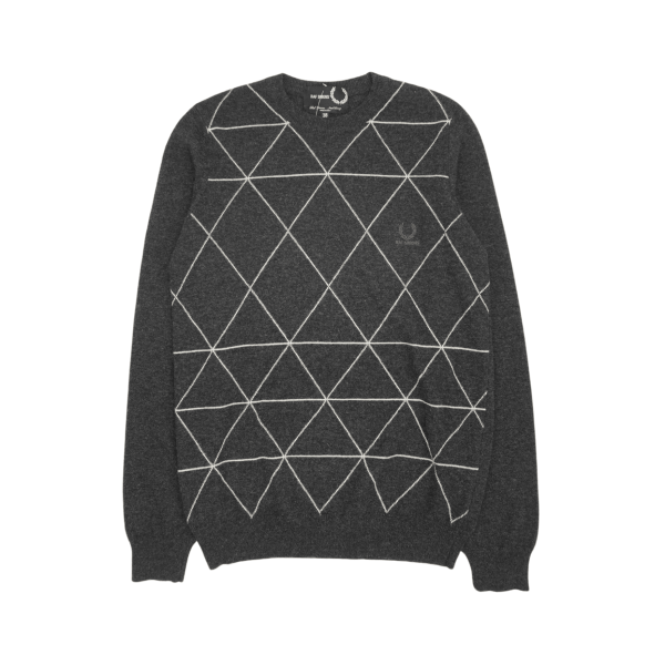 Raf Simons x Fred Perry Knit Sweater - Men s 38 For Sale