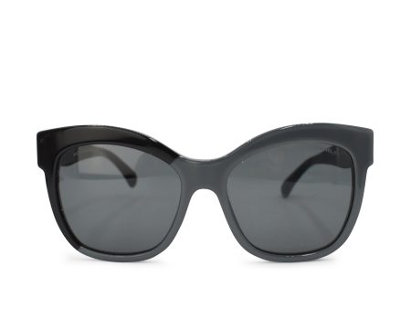 Chanel Dual-Tone Sunglasses Hot on Sale