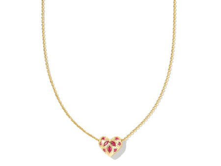 Holland Heart Short Pendant Necklace - Gold Online