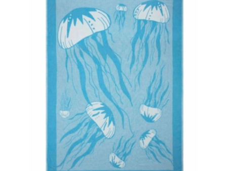 Sand Cloud Large Sand Resistant Towel - Jellyfish Cheap