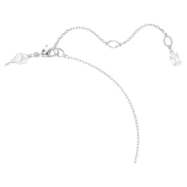 Swarovski Matrix Pendant Necklace - Crystal Pearl Rhodium Online Hot Sale