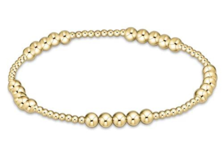 Enewton Classic Gold Blissful Bead Bracelet - 2mm 4mm Online Sale