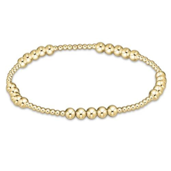 Enewton Classic Gold Blissful Bead Bracelet - 2mm 4mm Online Sale