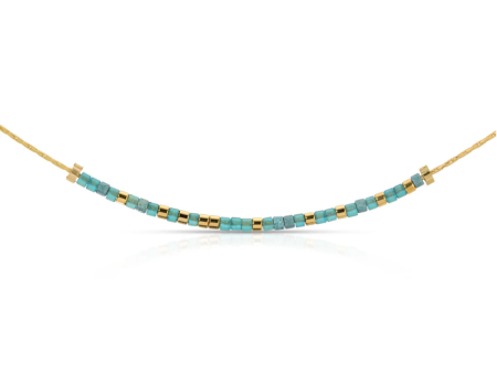 Dot & Dash Morse Code Necklace - Free Spirit Cheap