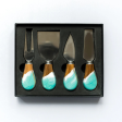 Lynn & Liana Resin Coated Cheese Knife Set Discount