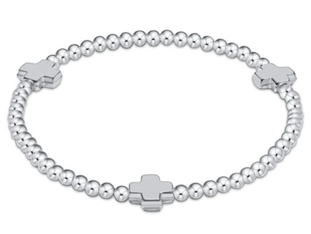 Enewton Extends Sterling Signature Cross Bracelet - 3mm Fashion