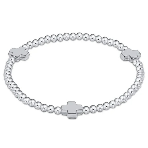 Enewton Extends Sterling Signature Cross Bracelet - 3mm Fashion