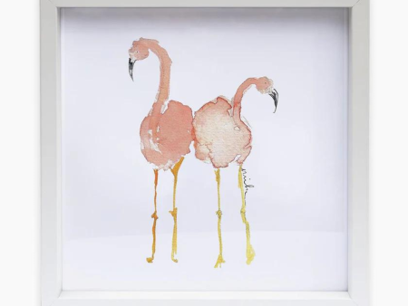 Anne Neilson Flamingo Framed Print For Sale