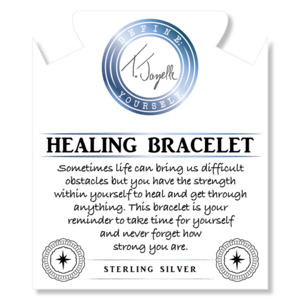 T. Jazelle Healing Charm Bracelet - Blue Calcite Fashion