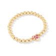 Kendra Scott Holland Heart Stretch Bracelet - Gold Hot on Sale