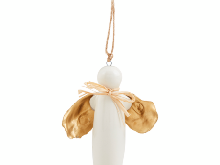 Mud Pie Oyster Wing Angel Ornament For Sale