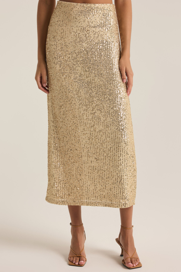 Z Supply Saturn Sequin Skirt Online now