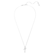 Swarovski Matrix Drop Pendant Necklace - White Rhodium Online