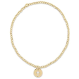 Enewton Gold Classic Bead Bracelet w  Blessed Disc Charm - 2mm on Sale