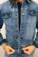 Tribal Eco Friendly Classic Denim Jacket - Dark Vintage For Cheap