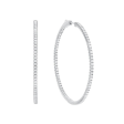 Crislu Large Pave Hoop Earrings Discount