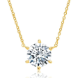 Crislu 6 Prong Solitaire Brilliant Necklace Sale