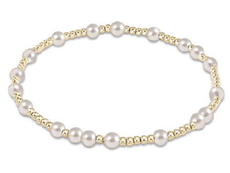 Enewton E-Girl Gold Hope Unwritten Bracelet - Pearl For Cheap