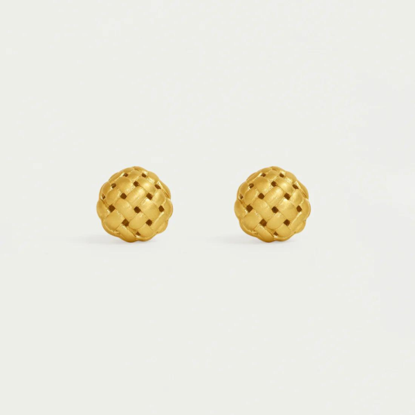 Dean Davidson Weave Ball Studs - Gold For Cheap