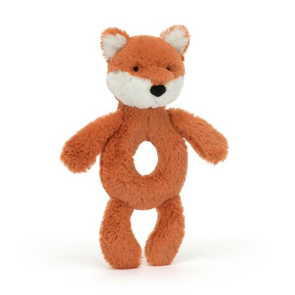 Jellycat Bashful Fox Cub Ring Rattle Supply