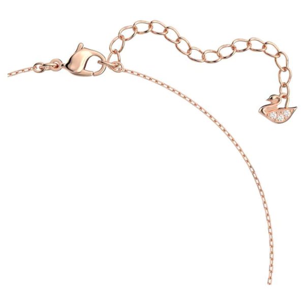 Swarovski Attract Square Cut Necklace - Rose Gold Discount