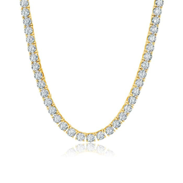 Crislu Brilliant Cut Tennis Necklace - 18k Gold Cheap