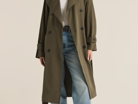 Z Supply Dorian Trench Coat For Discount