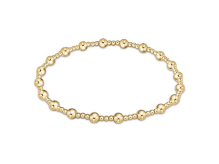 Enewton Gold Classic Sincerity Pattern Bead Bracelet Online