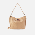 Pier Shoulder Bag Metallic Leather - Dusty Gold on Sale