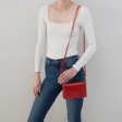 Hobo Jill Phone Crossbody Polished Leather - Brick Online Hot Sale