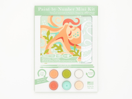 Elle Crée Kid s Mini Paint-by-Number Kit - Optimistic Octopus Online