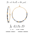 Dot & Dash Morse Code Hoop Earrings - Isaiah 43:18-19 Online