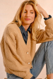 Molly Bracken Knitted Cardigan - Beige Sale