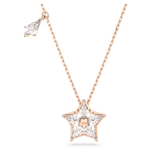 Swarovski Stella Star Pendant - White Rose Gold Sale