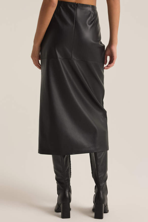 Z Supply Metropolitan Leather Skirt Online now