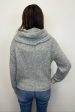 Soft Cowlneck Sweater - Gray Sale