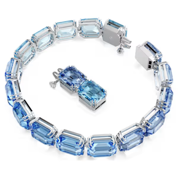 Swarovski Mellenia Tennis Bracelet - Blue Rhodium Cheap