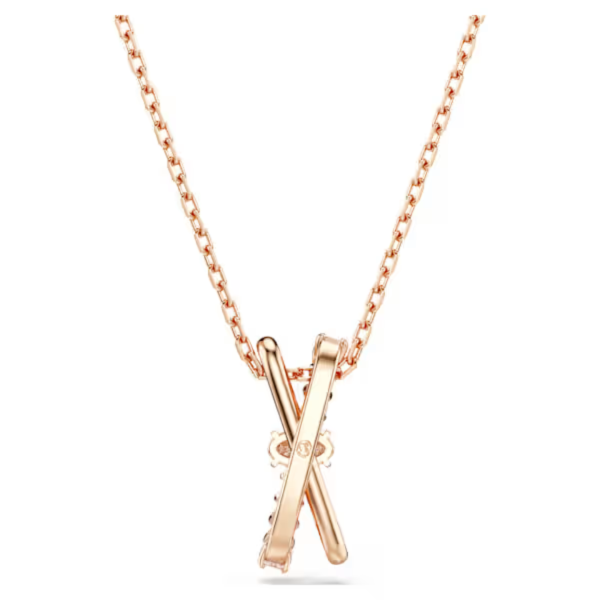 Swarovski Hyperbola Twist Pendant - White Rose Gold Online