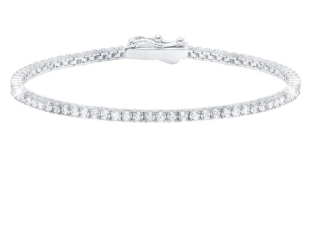 Crislu Classic Small Brilliant Tennis Bracelet Discount