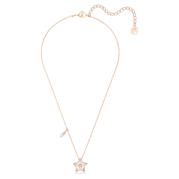 Swarovski Stella Star Pendant - White Rose Gold Sale