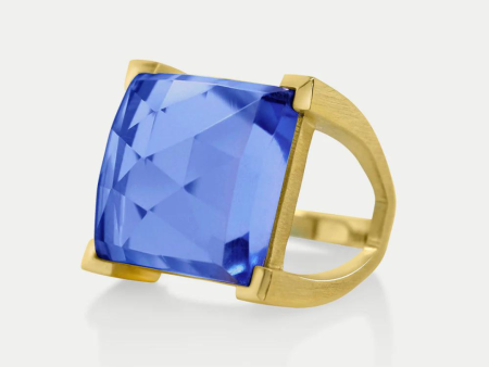 Dean Davidson Plaza Ring - Midnight Blue Gold Online now