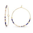 Dot & Dash Morse Code Hoop Earrings - Joshua 1:9 For Cheap