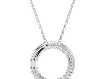 Swarovski Dextera Pave Pendant - White Rhodium For Cheap