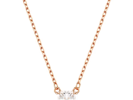 Swarovski Stilla Attract Pendant - White Rose Gold Sale