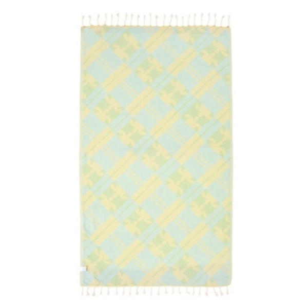 Sand Cloud Regular Sand Resistant Towel - Turtle Plaid Online Sale