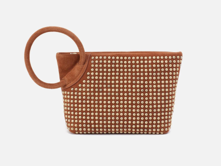 Hobo Maggie Clutch Suede Leather - Caramel For Discount