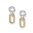 Brighton Medici Two Tone Link Post Drop Earrings Online