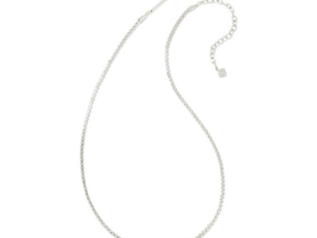 Kendra Scott Murphy Chain Necklace: Silver Online Sale