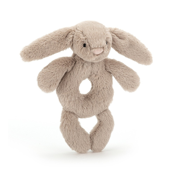 Jellycat Bashful Beige Bunny Ring Rattle Discount